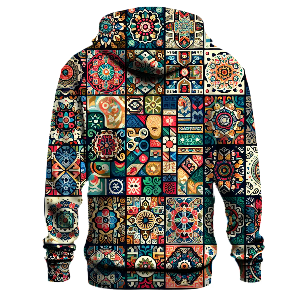 Cultural Mosaic of Patterns Hoodie