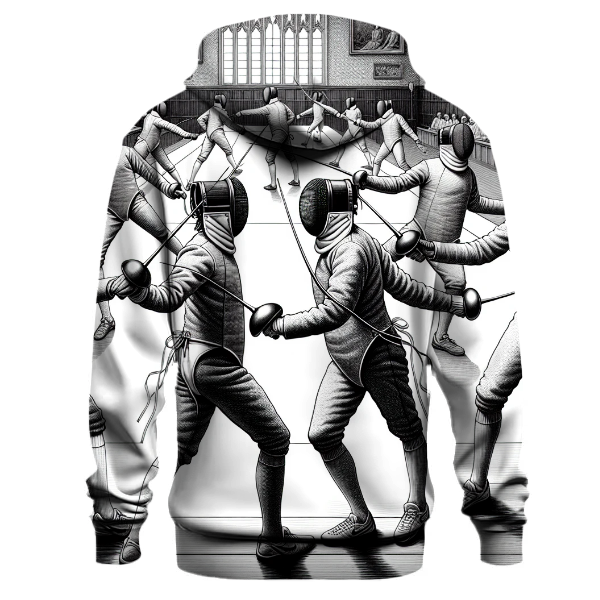 Fencing - Graceful Duel Hoodie