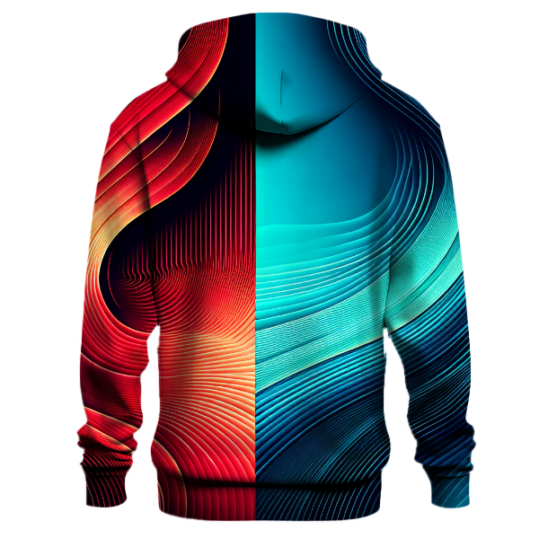 Fiery Ocean Gradient Hoodie