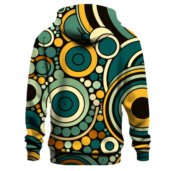 Retro Groove Circles Hoodie