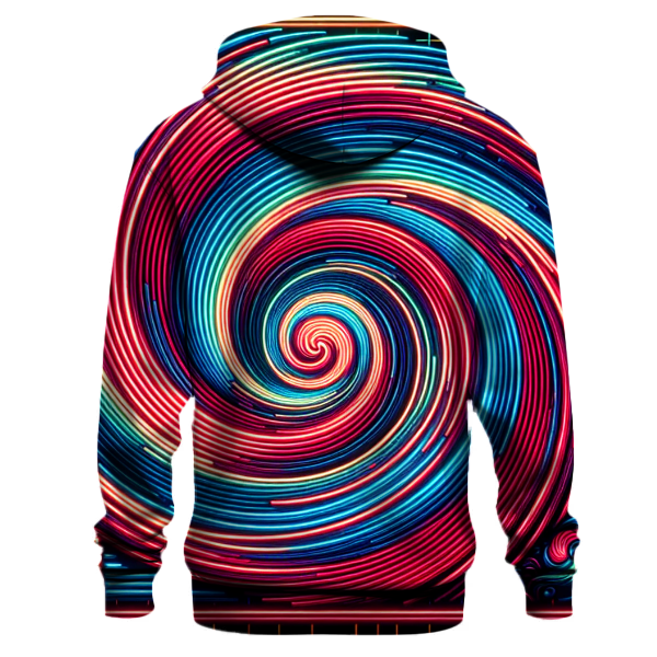 Neon Stripes Vortex Hoodie