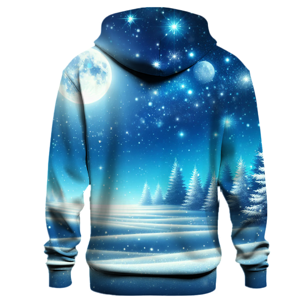 Magical Winter Night Sky Hoodie