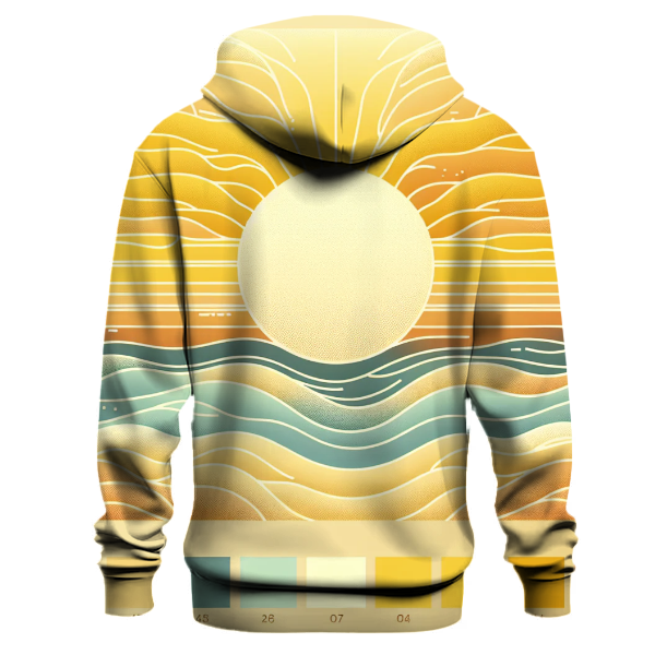 Sandy Beach Sunrise Hoodie