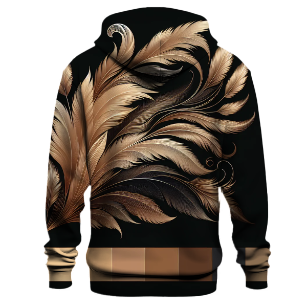 Golden Dusk Gradient Design Hoodie