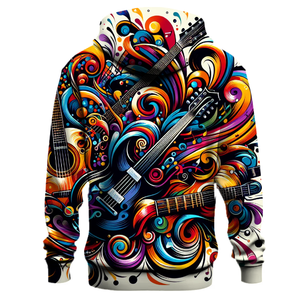 Guitar and Music Notes Hoodie