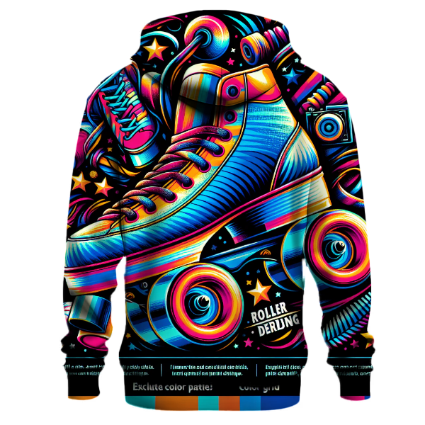 Classic Roller Derby Design Hoodie