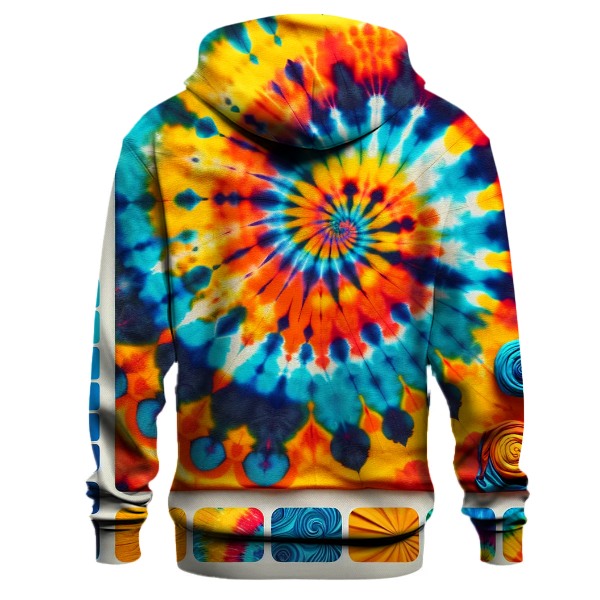 Retro Tie Dye Delight Hoodie