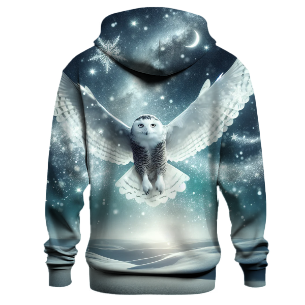 Snowy Owl's Christmas Flight Hoodie