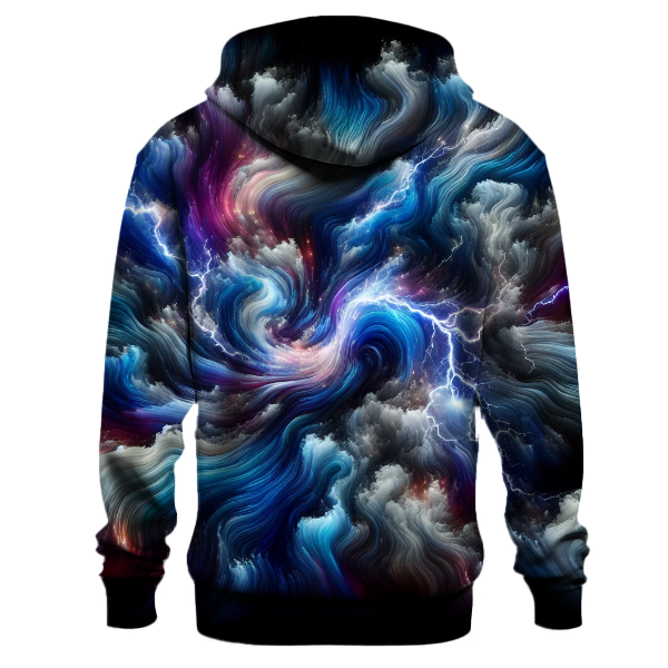Electric Storm Swirl Hoodie