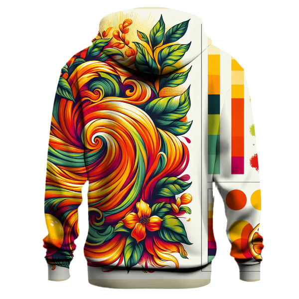 Citrus Grove Splash Hoodie
