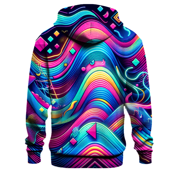 Neon Waves Adventure Hoodie