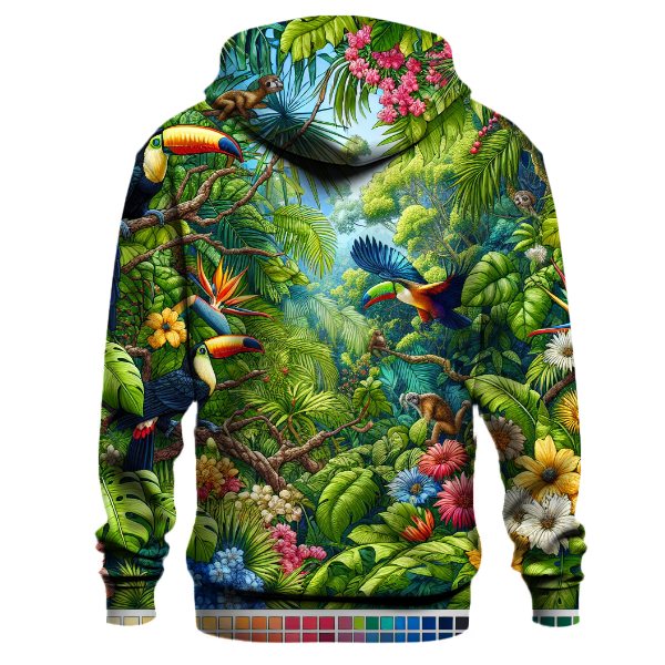 Exotic Jungle Paradise Hoodie