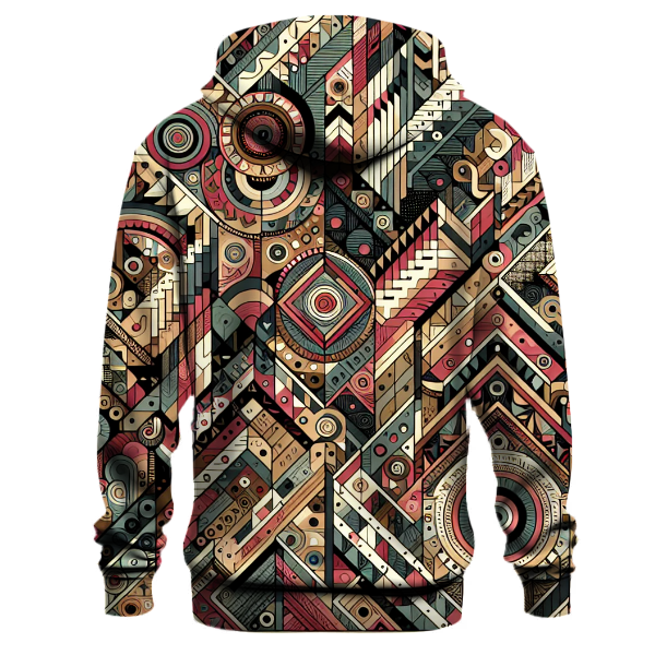 Bohemian Groove Geometric Hoodie