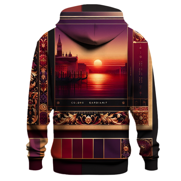 Venetian Sunset Gleam Hoodie