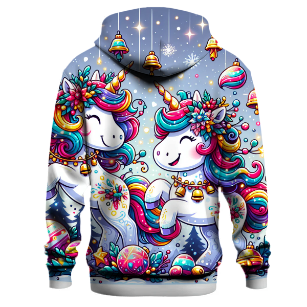 Jingle Bell Unicorns Hoodie