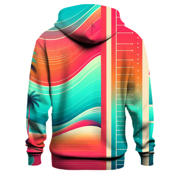 Vibrant Tropical Splash Hoodie
