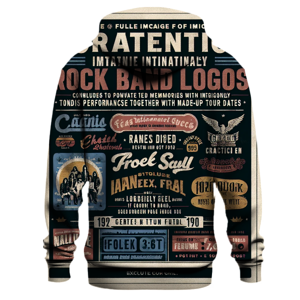 Classic Rock Band Tour Hoodie