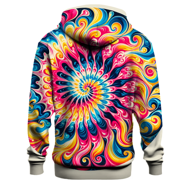 Funky Retro Tie-Dye Hoodie