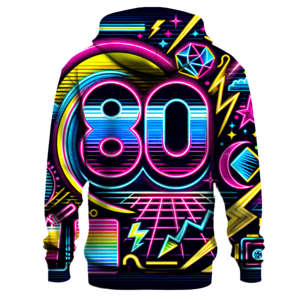 Neon Electric Lines Hoodie
