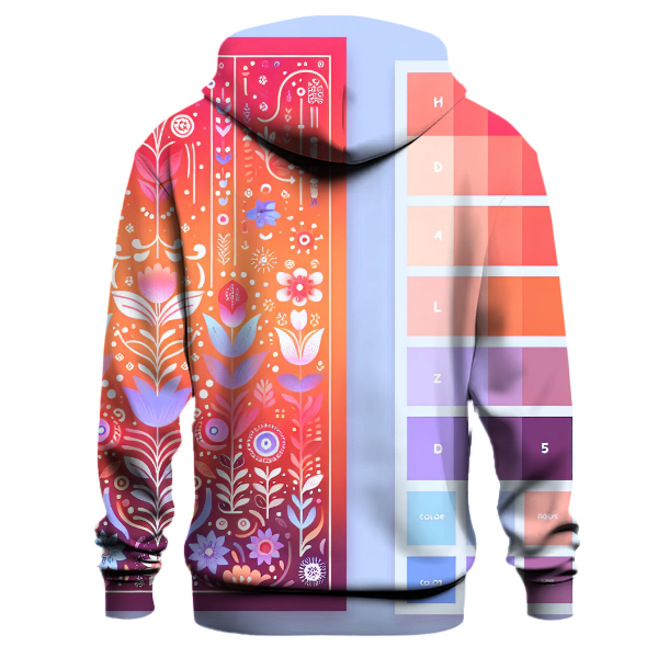 Radiant Blossom Gradient Hoodie