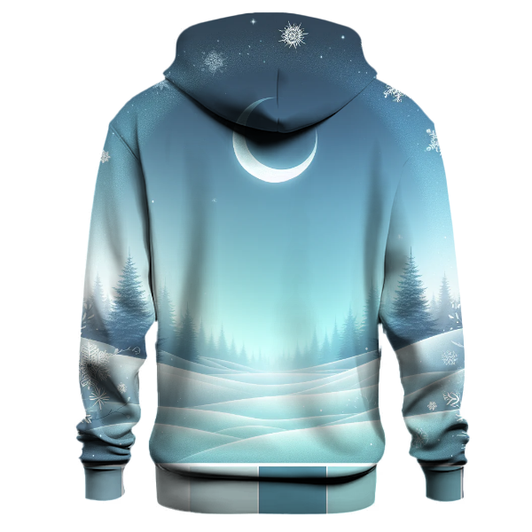 Glistening Snowfall Gradient Hoodie