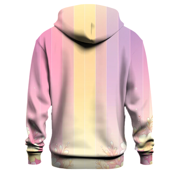 Floral Delight Gradient Hoodie