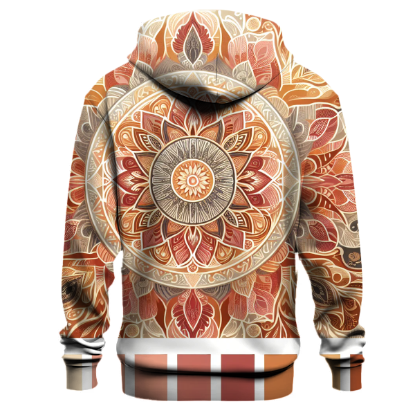Amber Glow Tie-Dye Hoodie