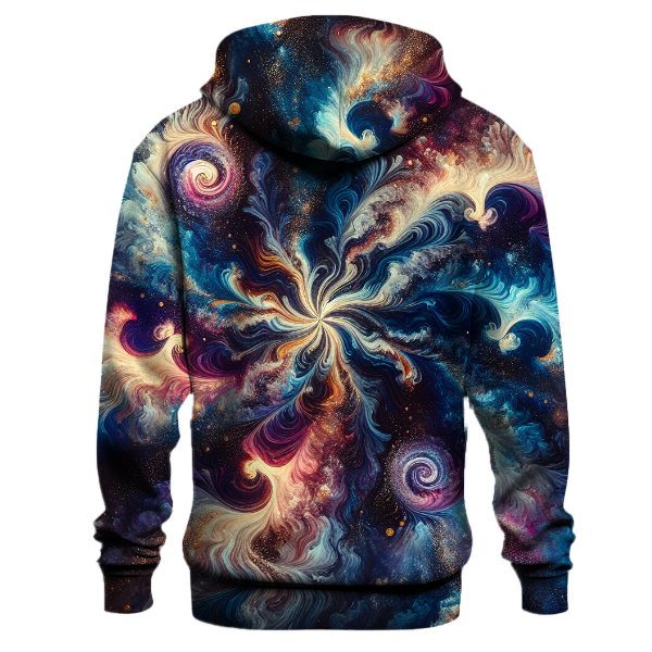 Cosmic Starburst Tie-dye Design Hoodie
