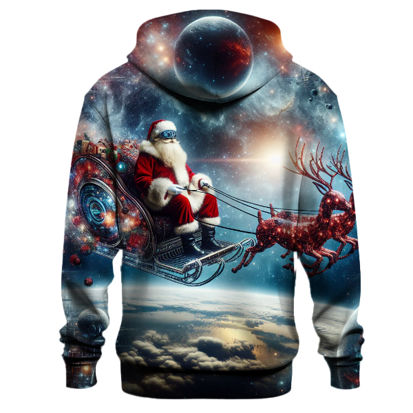 Santa's Cosmic Journey Hoodie