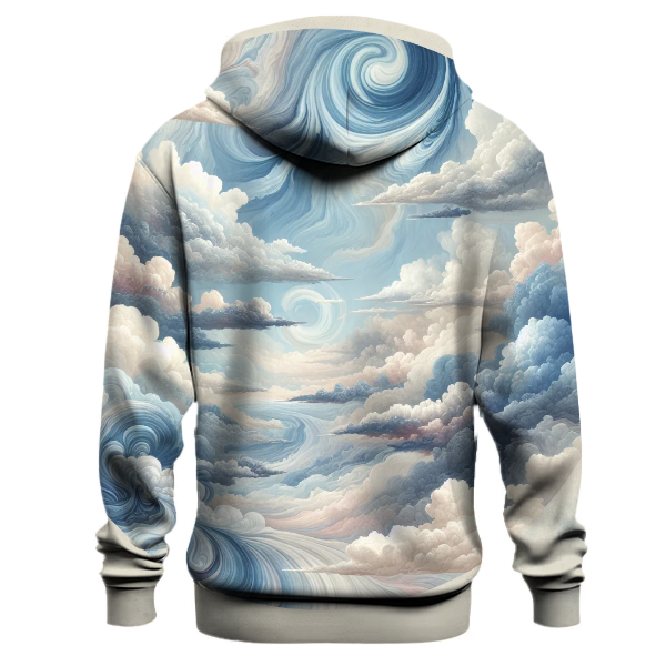 Ethereal Clouds Tie-Dye Hoodie