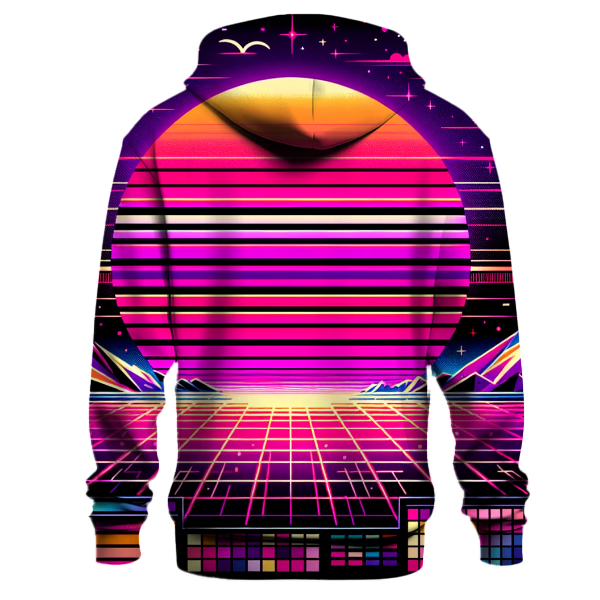 Synthwave Sunburst Hoodie