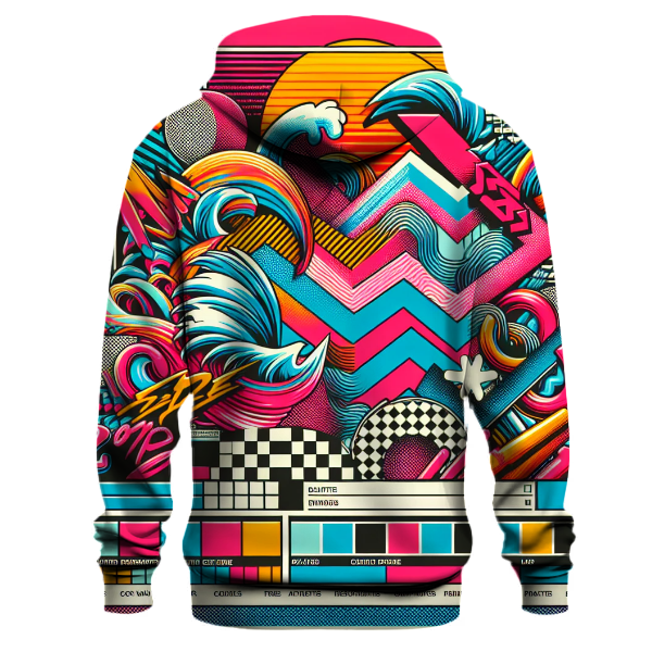 Neon Street Rhythm Hoodie