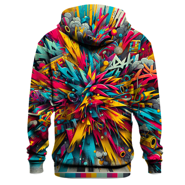 Funky Graffiti Style Hoodie