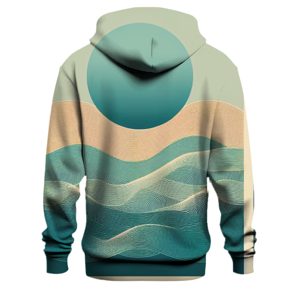 Ocean Waves Ombre Hoodie