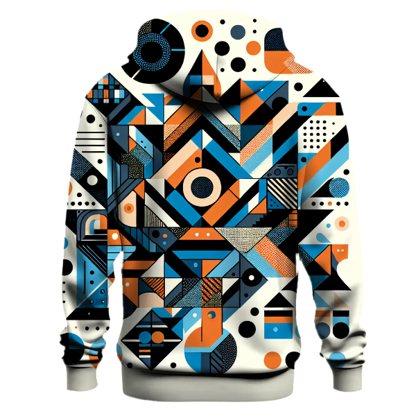 Abstract Geometric Vibes Hoodie