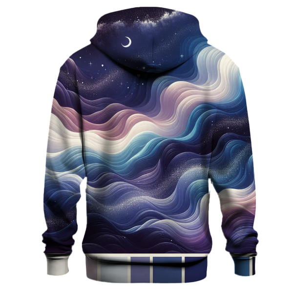 Celestial Waves Tie-dye Design Hoodie