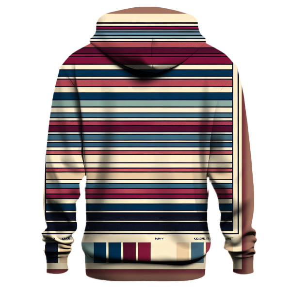Charming Retro Stripes Hoodie