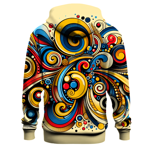 Bold Spiral Dots Hoodie