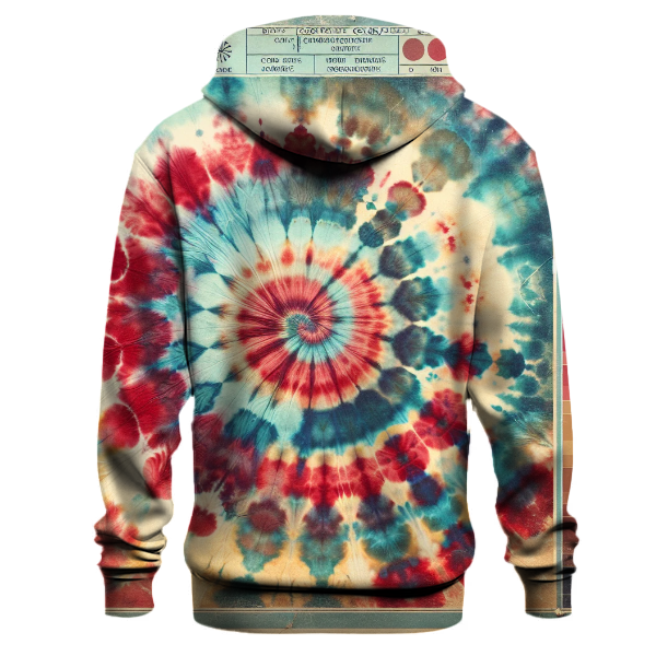 Retro Grunge Tie-Dye Hoodie