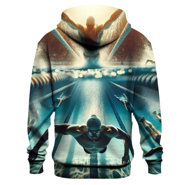 Swimming Stroke Power Hoodie