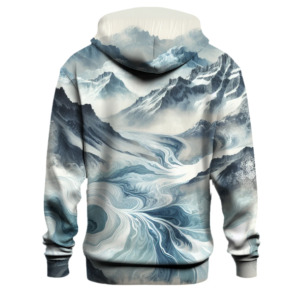 Icy Glacial Wave Hoodie