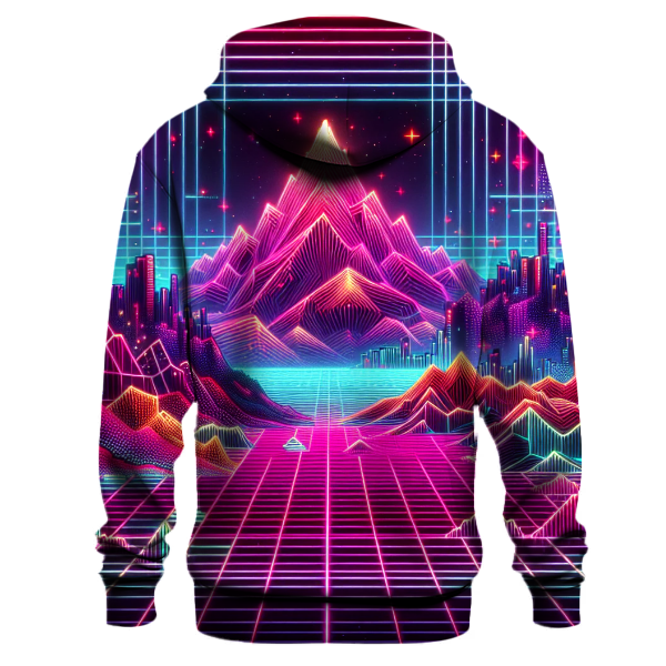 Synthwave Scape Design Hoodie