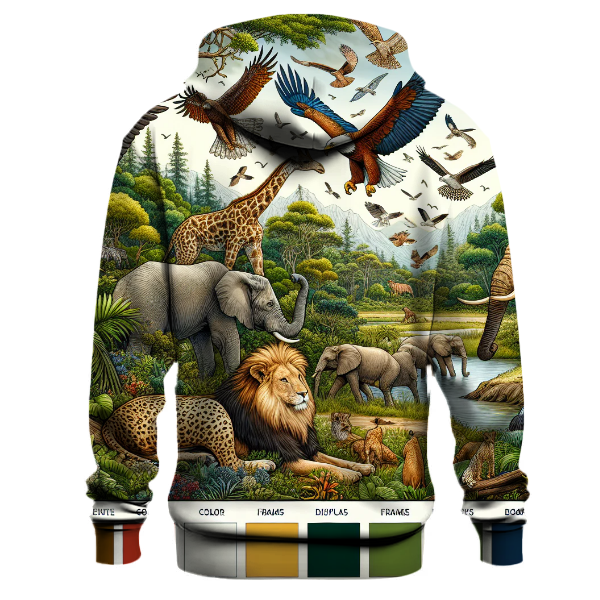 Majestic Wildlife Scene Hoodie