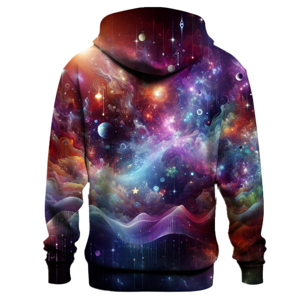 Colorful Cosmic Rhythms Hoodie