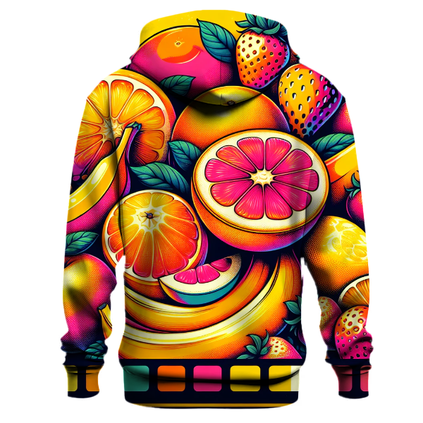 Funky Fresh Fruit Patterns Hoodie