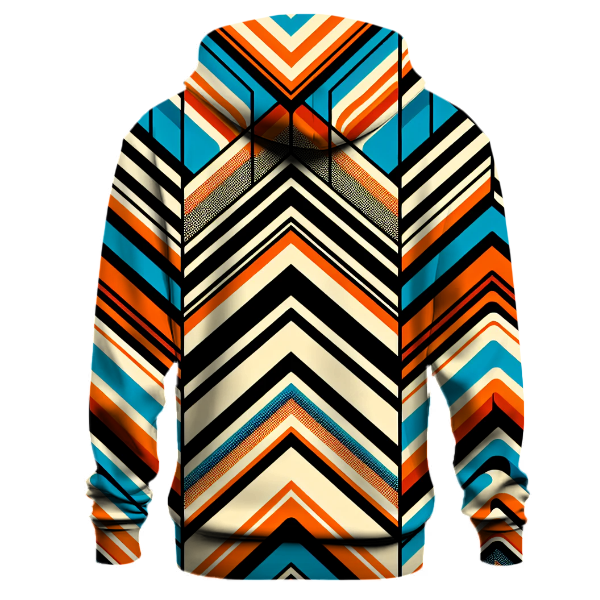 Bold Chevron Groove Hoodie