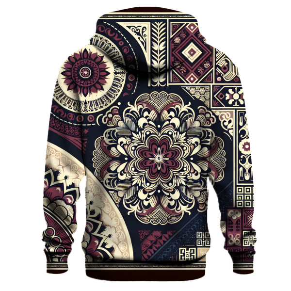 Chic 70s Floral Hoodie