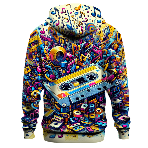 Groovy Retro Music Vibes Hoodie