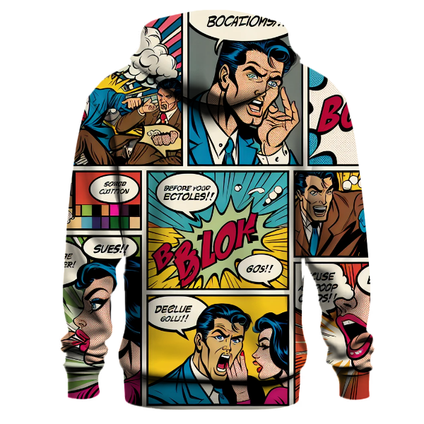 Pop Art Comic Explosion Hoodie