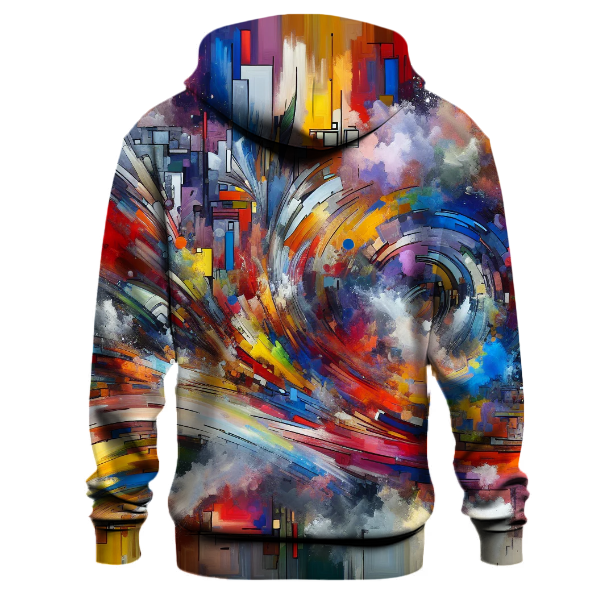 Colorful Abstract Splash Hoodie
